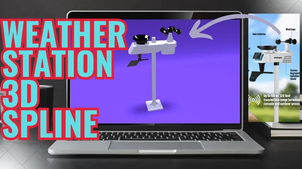 img of How to Build a 3D Weather Station with Spline